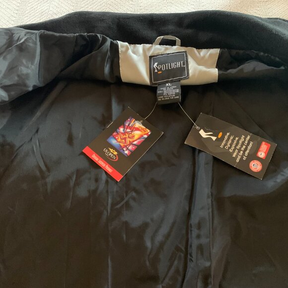 Men's XL U.S. Open Black Zip Up Jacket Vintage from 2001 with Original Tags - Picture 8 of 13